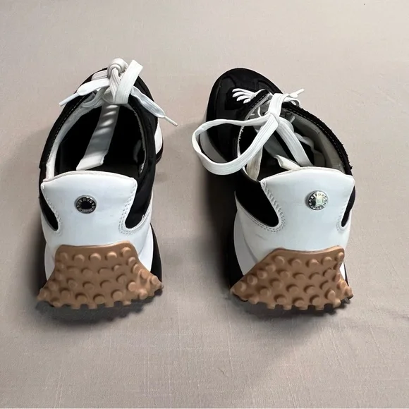 Steve Madden CAMPO Retro Sneakers Black & White – Women’s 11M - Picture 8 of 14